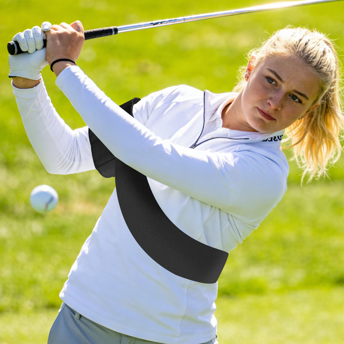 Portable Golf Swing Trainer Band | Practice & Improve Swing Mechanics