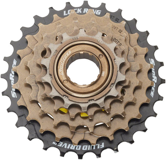 5-Speed Bicycle Freewheel 14-28T for HG Drivetrains Black & Brown