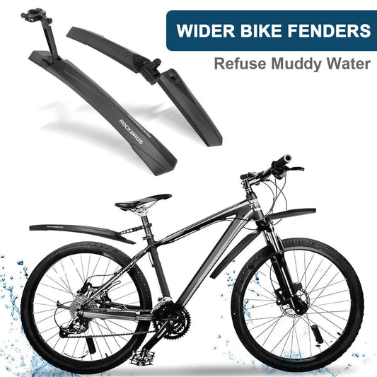 Adjustable Bike Fenders Set for Mountain & City Bikes with Quick Release