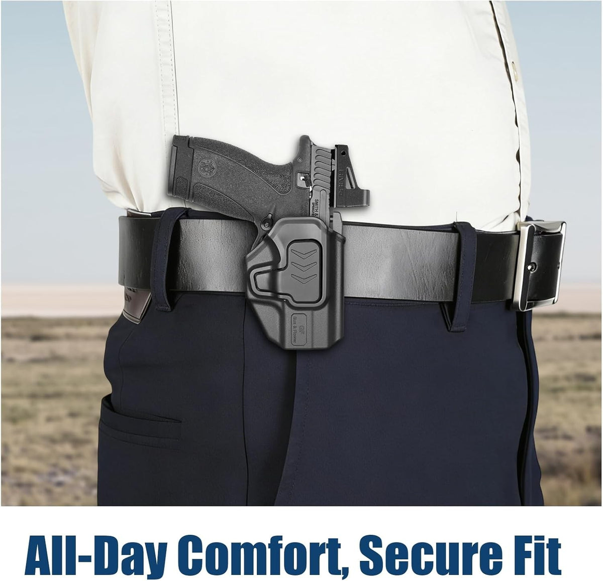 Level II OWB Holster for Smith & Wesson Bodyguard 2.0 - Outside Waistband, Right Hand