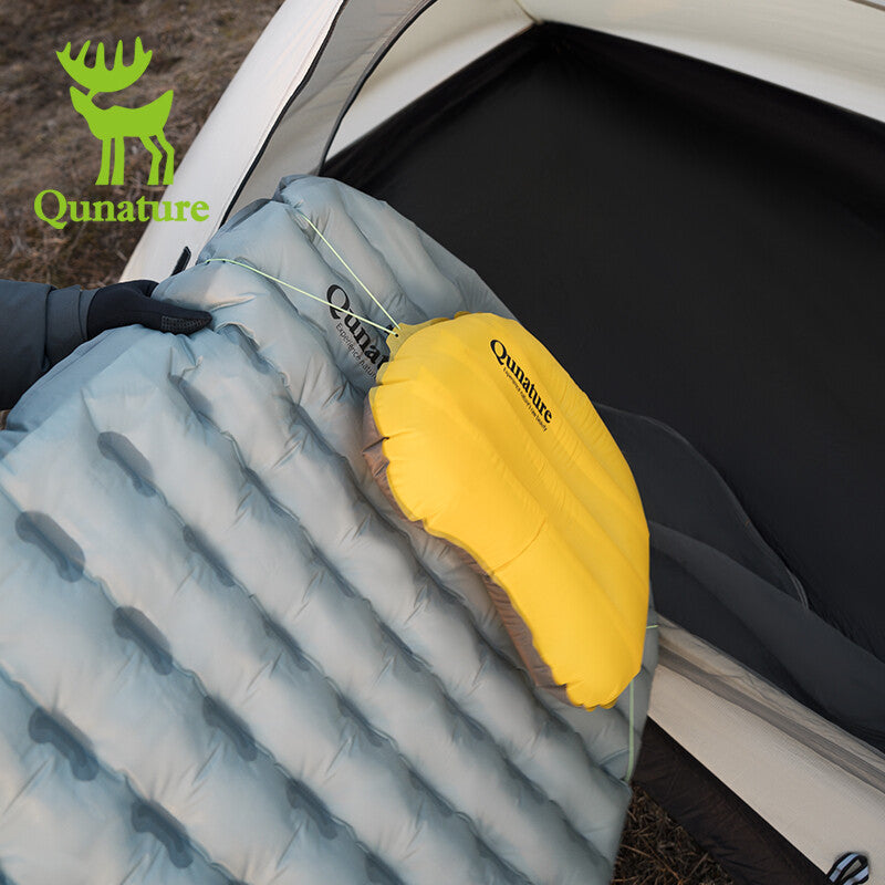 Lightweight Inflatable Camping Pillow with Neck Support - Compact & Waterproof