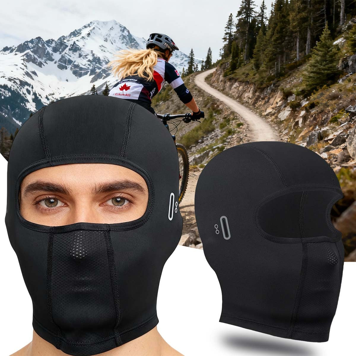 Breathable UV Protection Balaclava Face Mask for Skiing & Motorcycle Riding