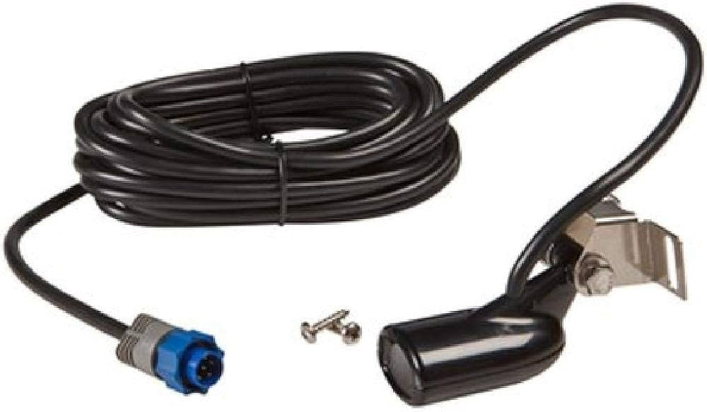 Fishing Transducer with Extended Depth Range & Built-In Temp - 1000ft