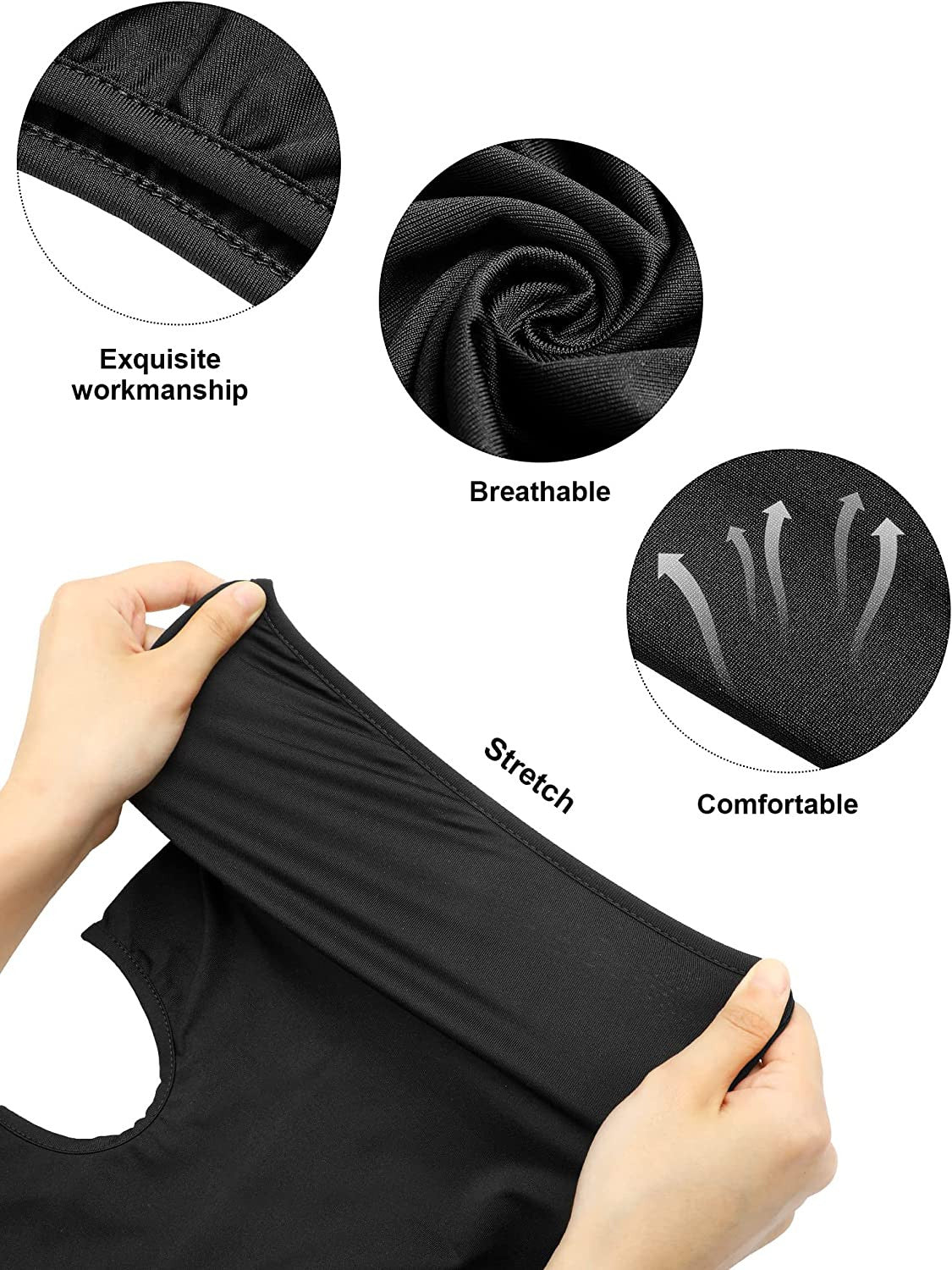 3-Pack Balaclava Face Cover Mask for Cold Weather Motorcycle Skiing UV Protection
