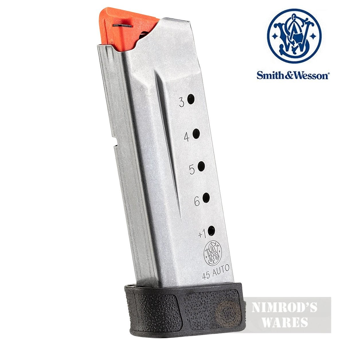 Smith & Wesson M&P 45 Shield Magazine - 7 Rounds Stainless Steel