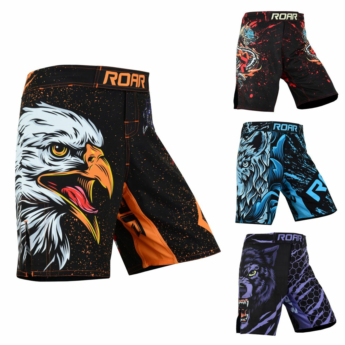 Boxing MMA Shorts for Kickboxing Muay Thai & Grappling Men’s Training Shorts