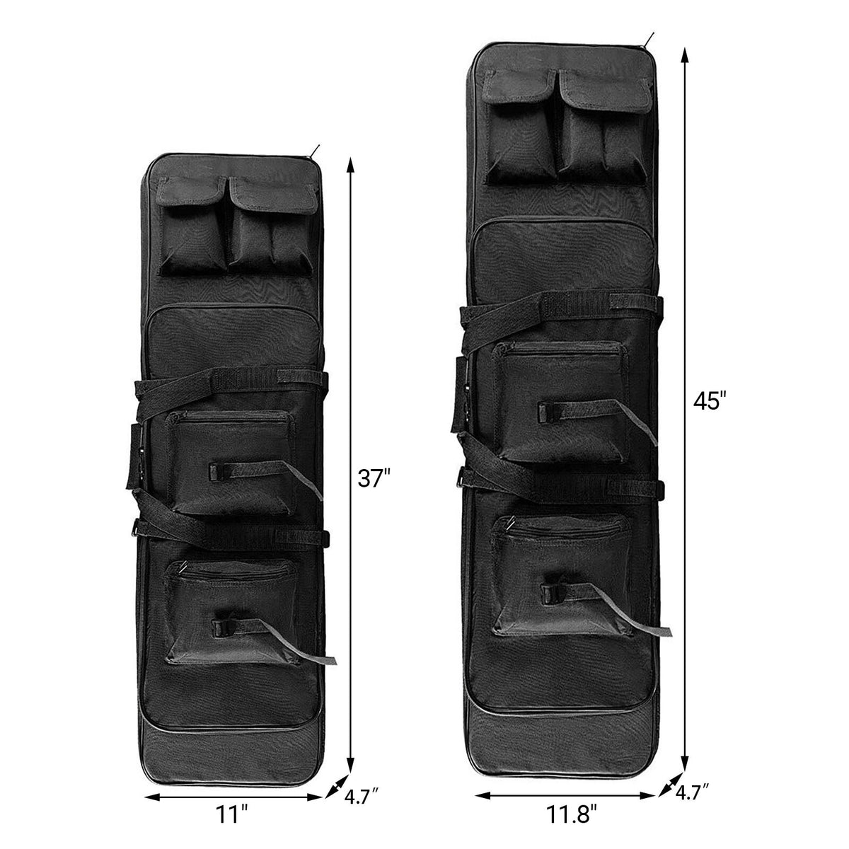 Tactical Rifle Bag with Multiple Compartments and Adjustable Straps