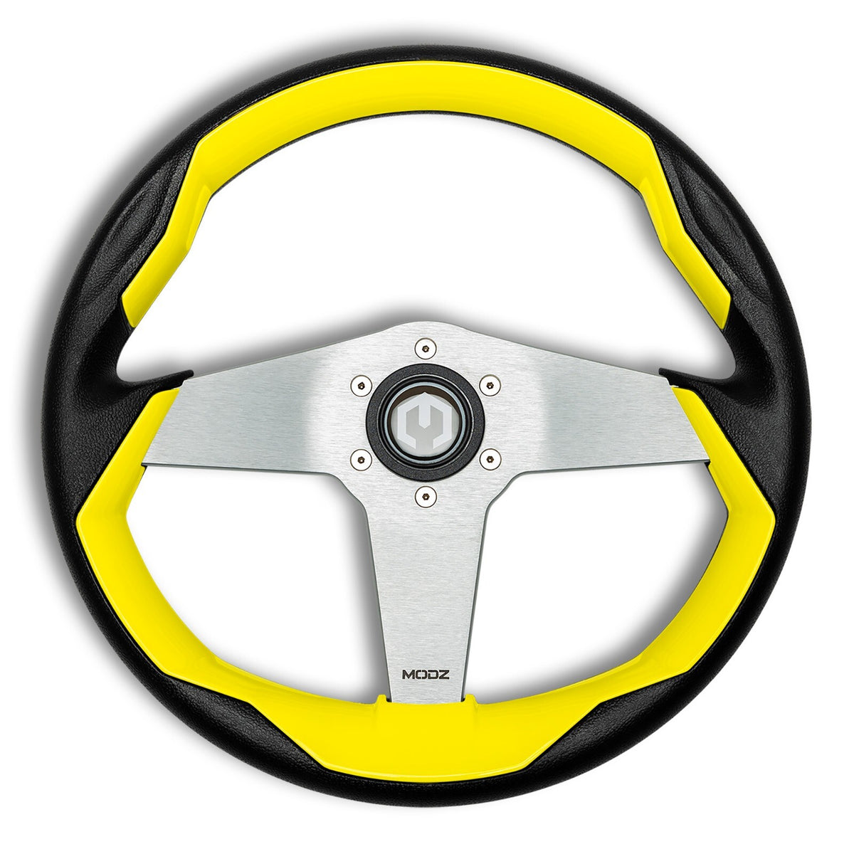 Golf Cart Steering Wheel Kit with Adapter - Custom Colors for Club Car, EZGO, Yamaha