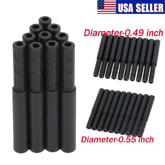 Golf Club Shaft Extension Rods Set - Carbon Fiber, Fits Graphite & Steel Clubs