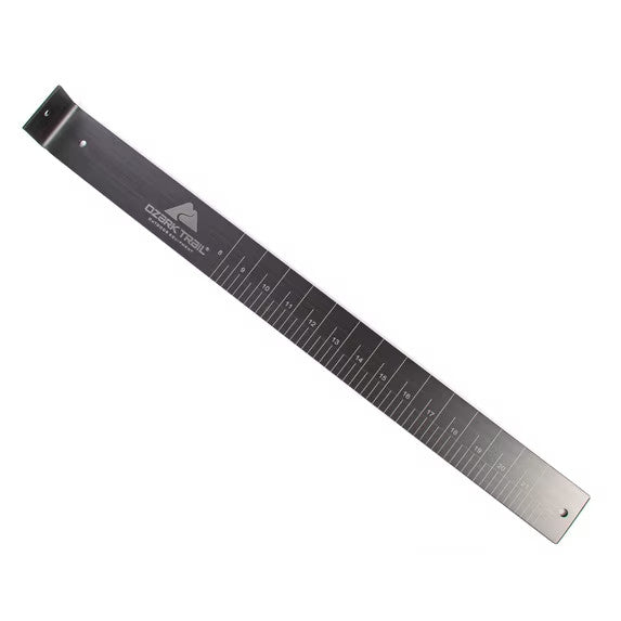 Aluminum Fish Measuring Board with Ruler & Lip Grip for Ice Fishing