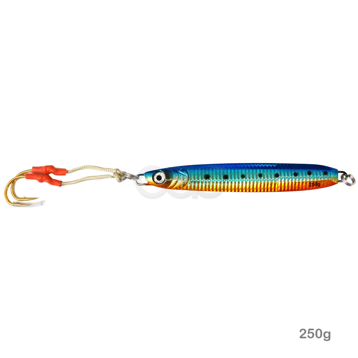 10pcs Fish Jig Lures - 9oz Metal Fishing Speed Knife Baits with Assist Hooks