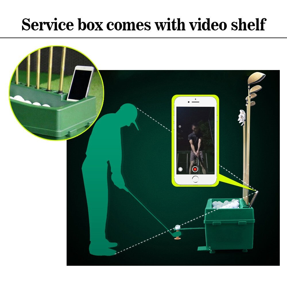 Golf Ball Dispenser Automatic Golf Training Machine No Power Green