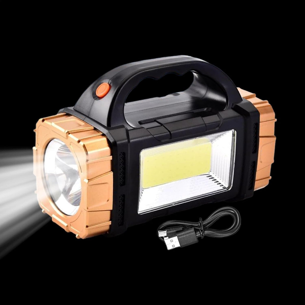 Rechargeable LED Camping Lantern with Solar & USB Power, Waterproof