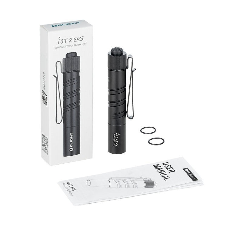 LED EDC Flashlight 200 Lumens with Deep Carry Clip - AAA & Rechargeable Compatible