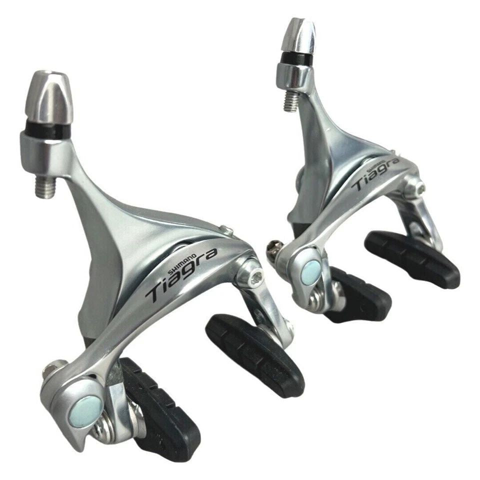 Shimano Tiagra BR‑4600 Road Brake Caliper Set Front & Rear Silver Dual-Pivot