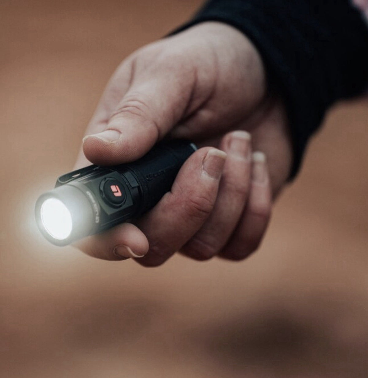 Rechargeable LED Flashlight 600 Lumens Compact EDC Waterproof Torch