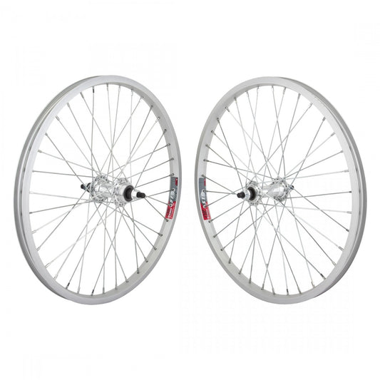 20 Inch Alloy BMX Wheelset with Weinmann 519 Rims and 3/8 Bolt-On Axles