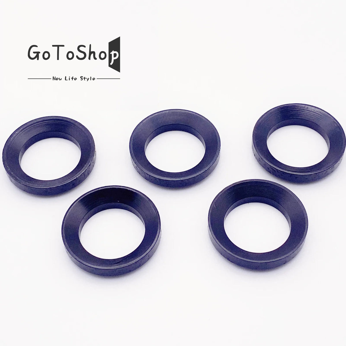 Steel Crush Washers 1/2x28 TPI Set for 223 5.56 Carbine - Black