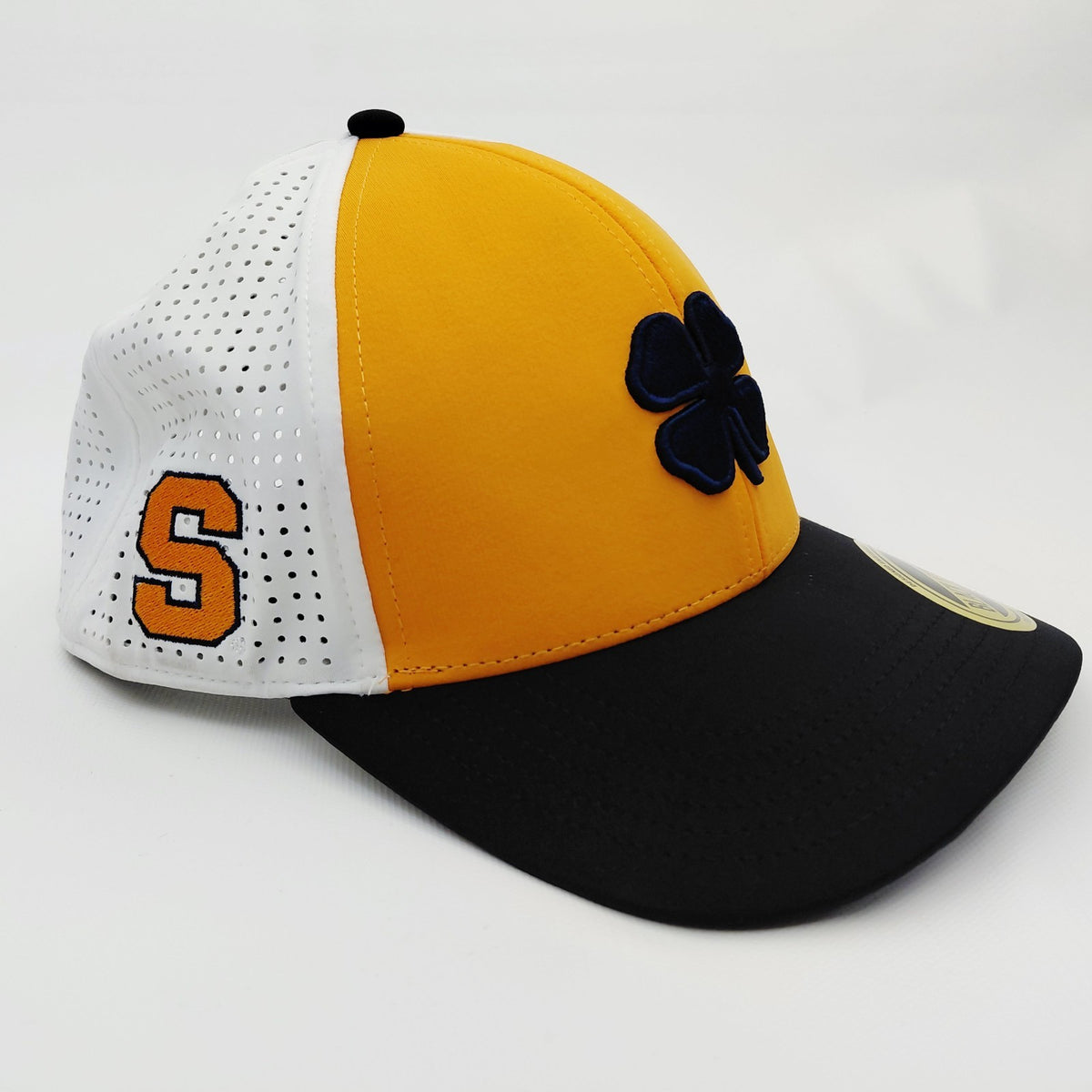 Black Clover Lucky Snapback Cap - Perforated Golf Hat for Men & Women