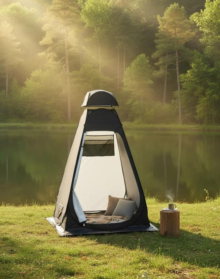 UPF 50+ Portable Privacy Shower Tent for Camping and Beach