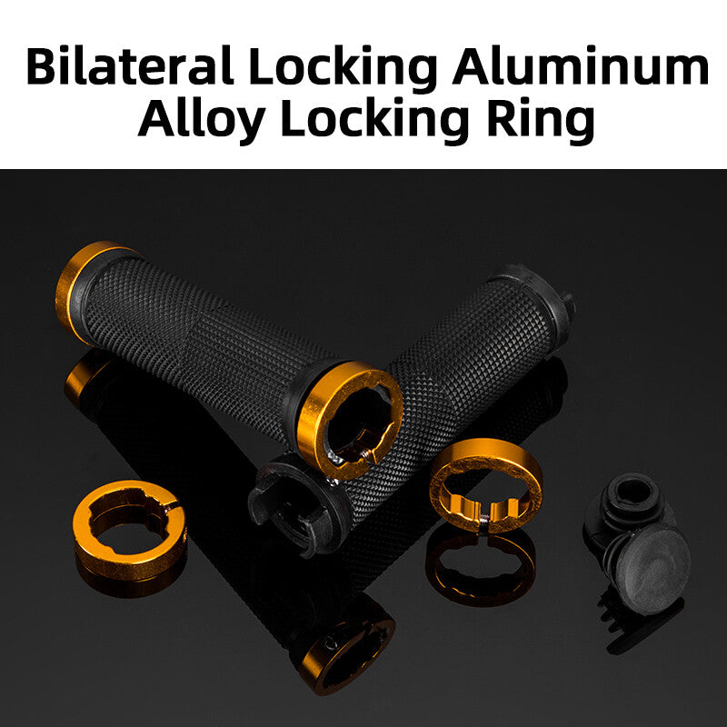 Shock-Absorbing Bicycle Handlebar Grips Anti-Slip Soft Rubber Ergonomic