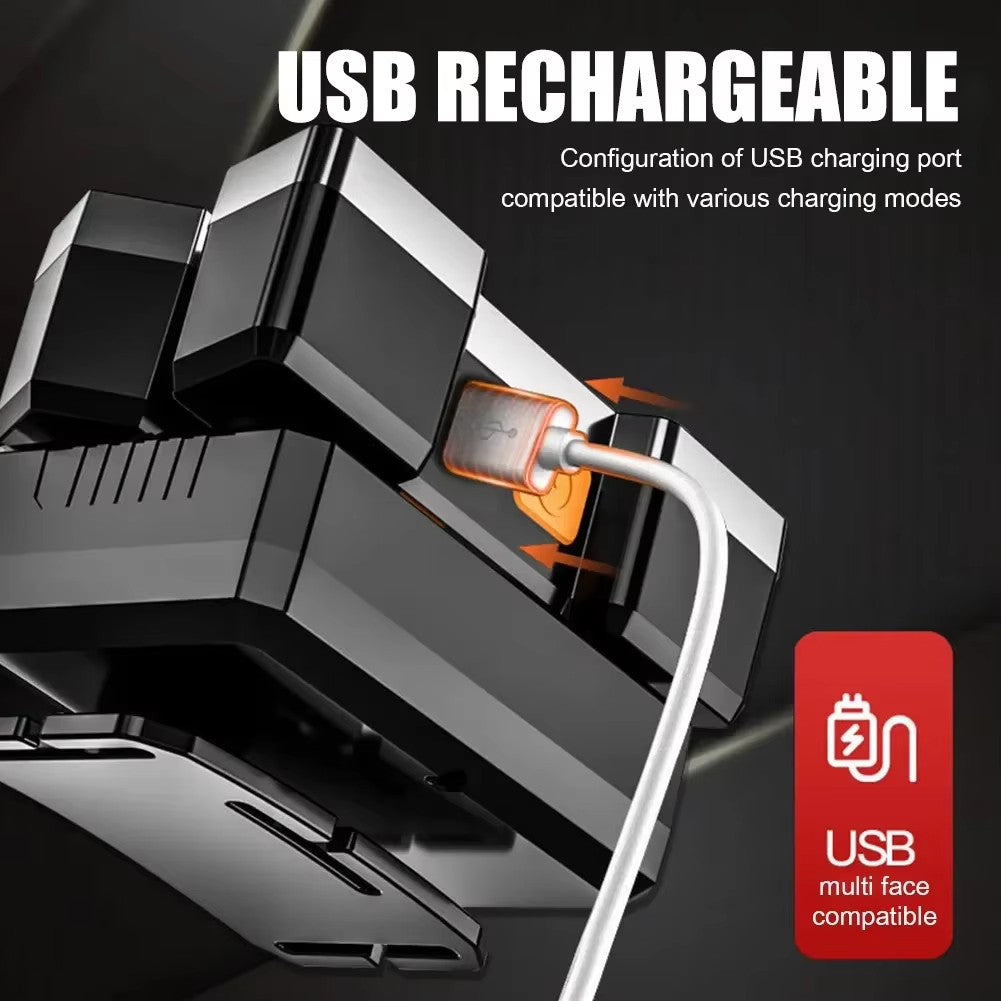 Rechargeable LED Headlamp with 5 Brightness Modes for Outdoor Activities