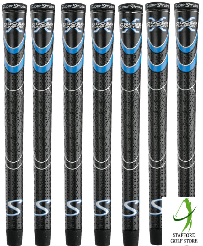 Golf Grip Set - Super Stroke Cross Comfort Undersize, Standard, Midsize & Jumbo