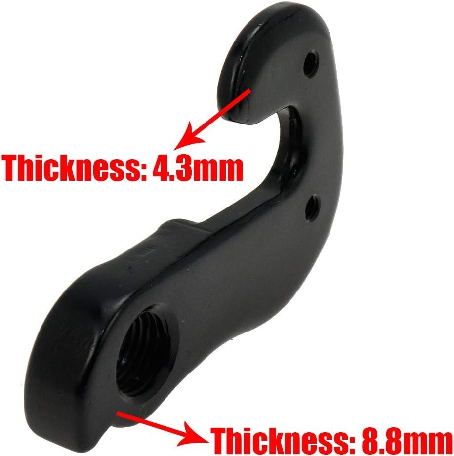 Universal Bicycle Derailleur Hanger Set - 2 Aluminium Alloy Replacement Parts