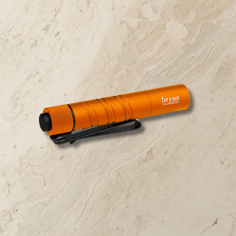 LED EDC Flashlight 200 Lumens with Deep Carry Clip - AAA & Rechargeable Compatible