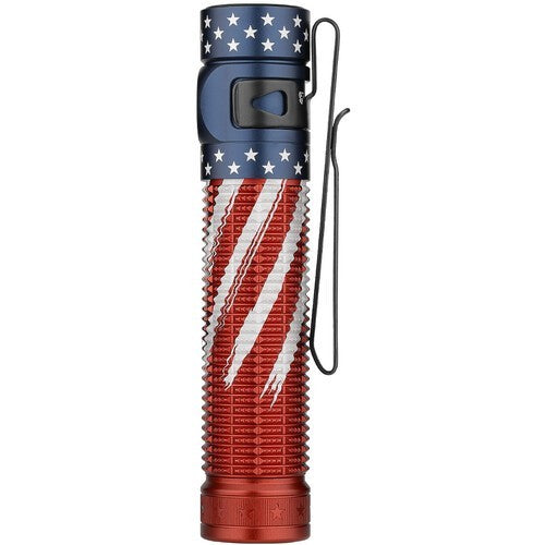 LED Flashlight 1600 Lumens Compact EDC with Dual Switch & USB-C Charging