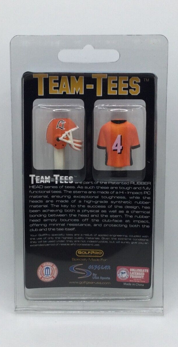 Golf Pro Rubber Head Team Tees - Bowling Green Falcons Golf Accessories, 24 Pack