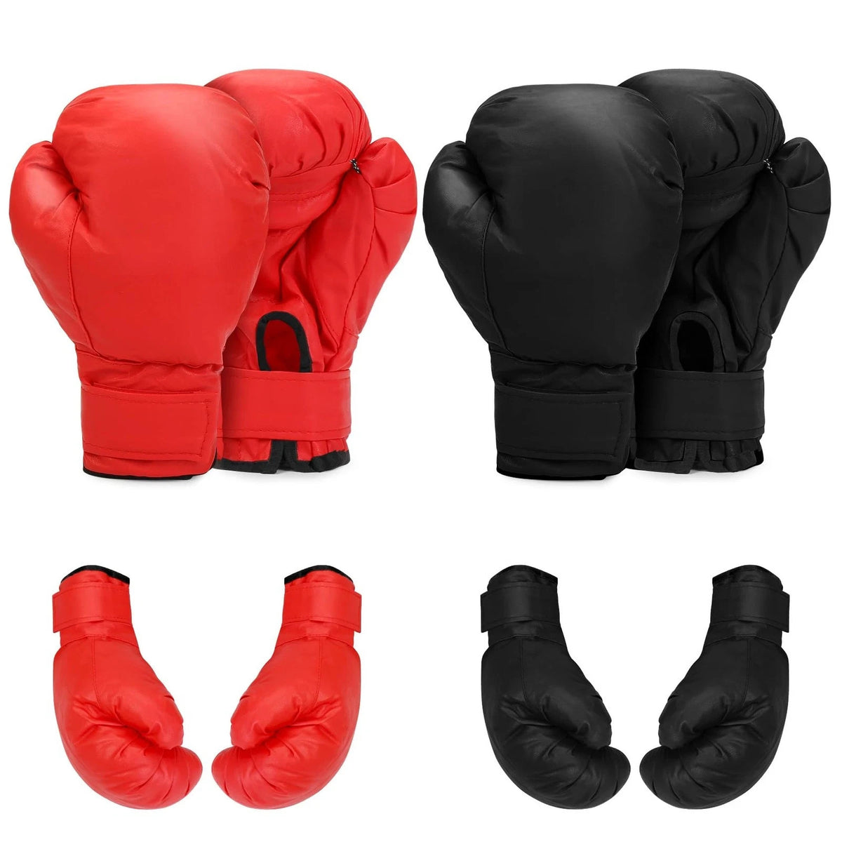 Kids and Beginners Boxing Gloves Set - 8oz-12oz Training Gloves with Adjustable Strap