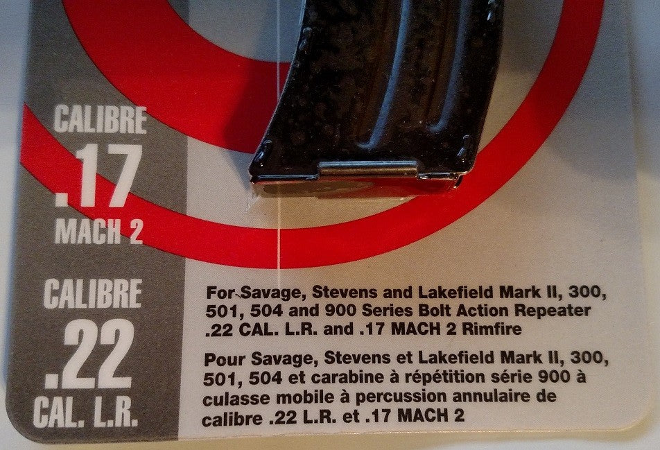 Savage Arms .22LR & .17HM2 10-Round Rifle Magazine for Mark II Series