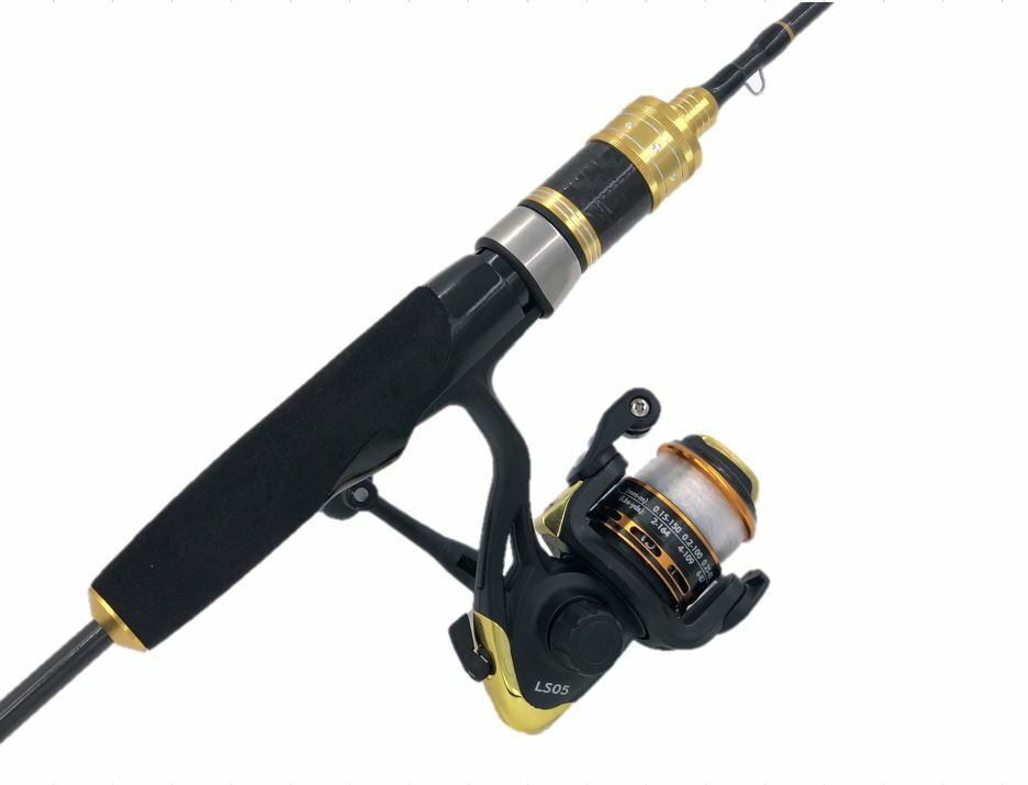 Ultralight Spinning Rod and Reel Combo for Trout & Crappie Fishing