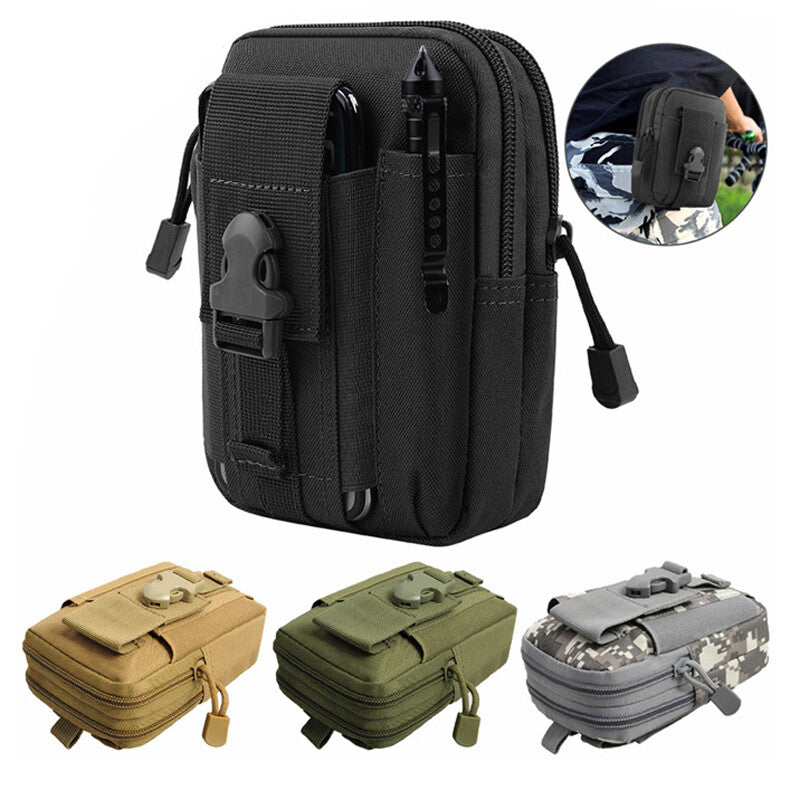 Tactical Molle Waist Pack Bag for Outdoor, Hiking & Military Use