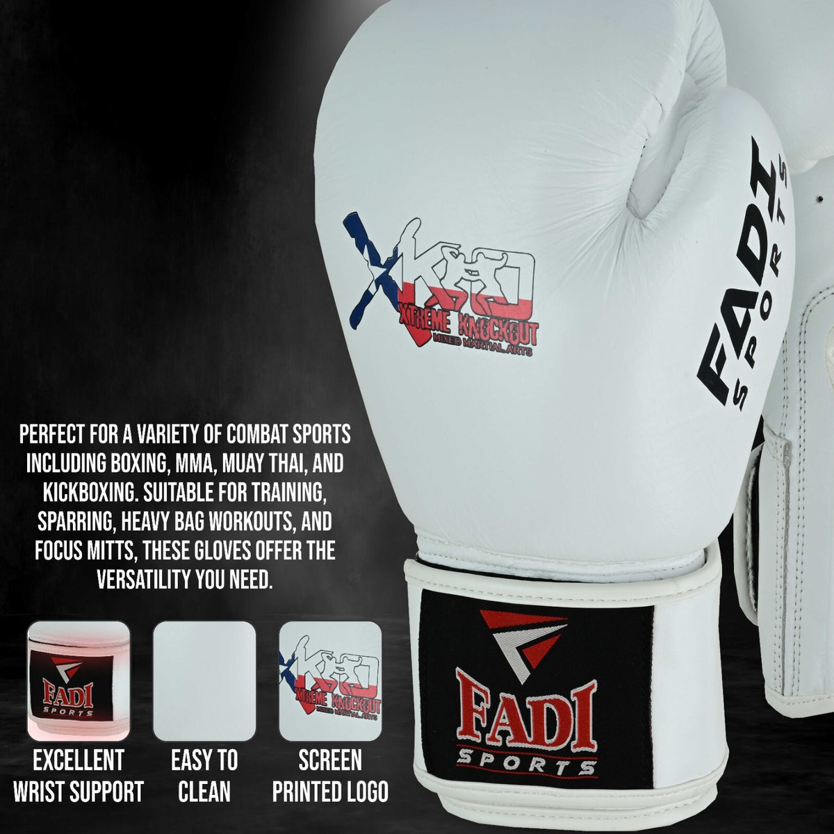Leather MMA Fight Gloves for Boxing & Kickboxing - Unisex Training Gear