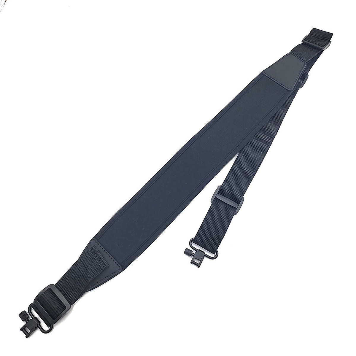 Adjustable 2 Point Rifle Gun Sling with Swivels & Padded Shoulder Strap