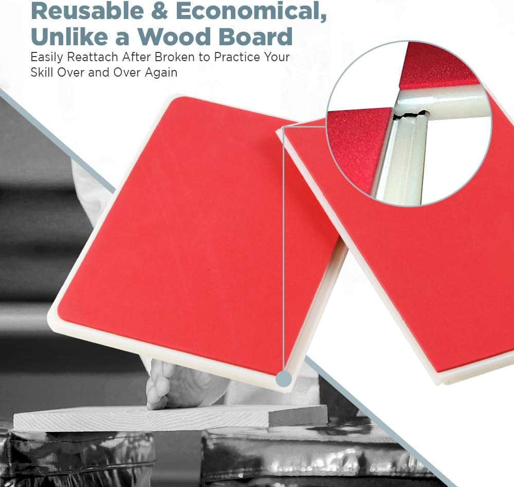Rebreakable Martial Arts Boards for Karate, Taekwondo & MMA Training - Reusable Plastic