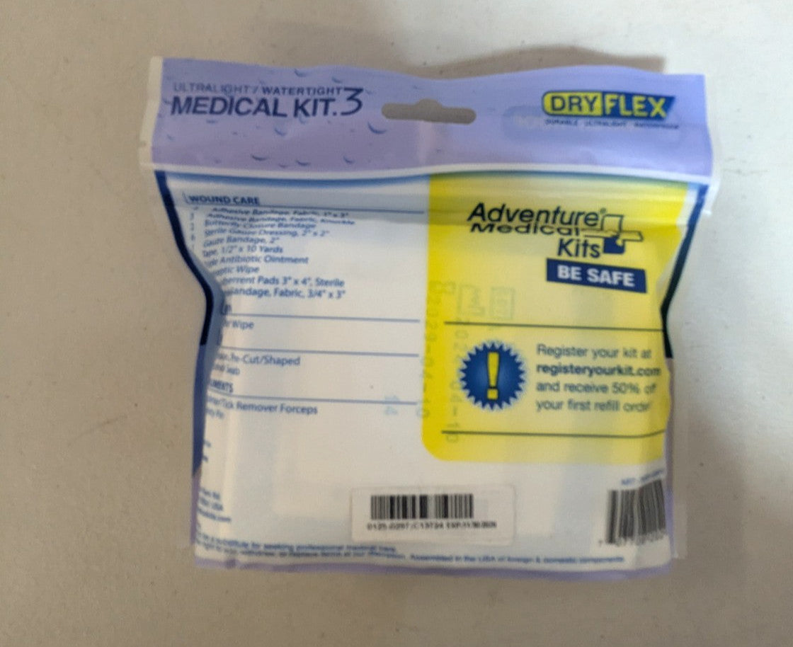 Adventure Ultralight Waterproof First Aid Kit 0.3 - Compact & Durable