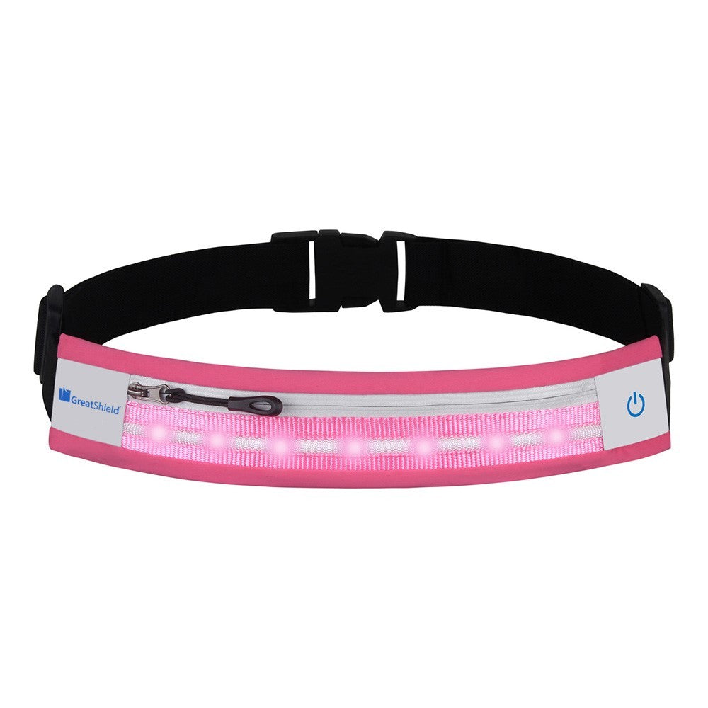 Waterproof LED Sport Waist Belt Pouch for Running & Outdoor Activities