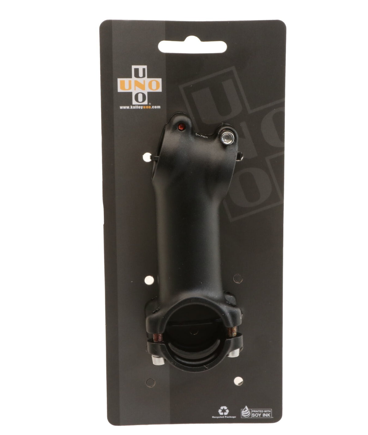 Bike Stem 90mm Aluminum MTB Road Bicycle Stem -17° Clamp 31.8mm Black