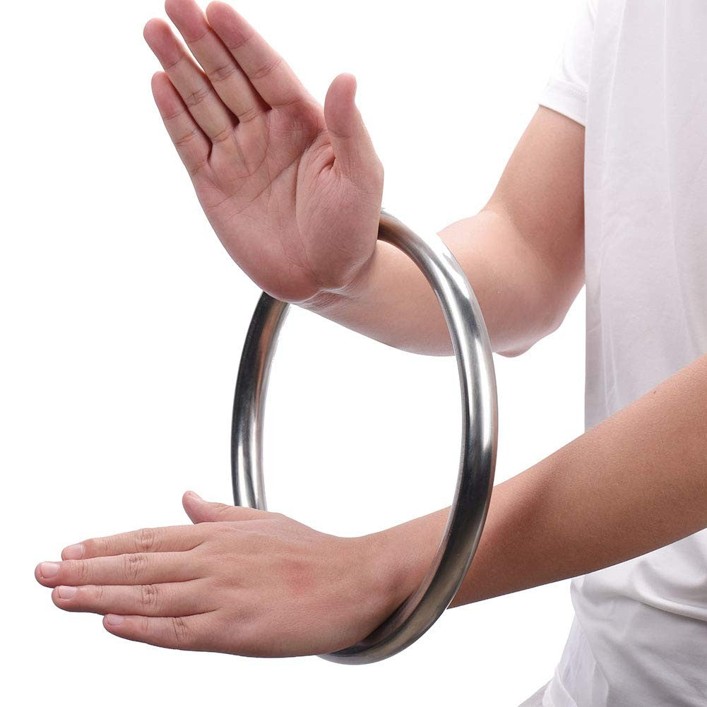 Wing Chun Stainless Steel Ring for Strength Training and Taiji Kung Fu