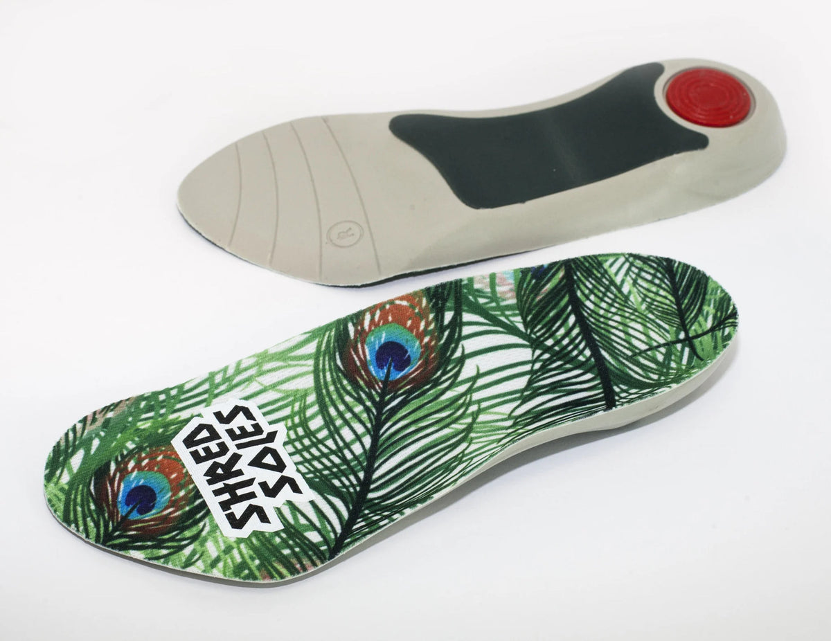 Skateboarding Insoles 3/4 Length Comfort & Stability Shoe Inserts