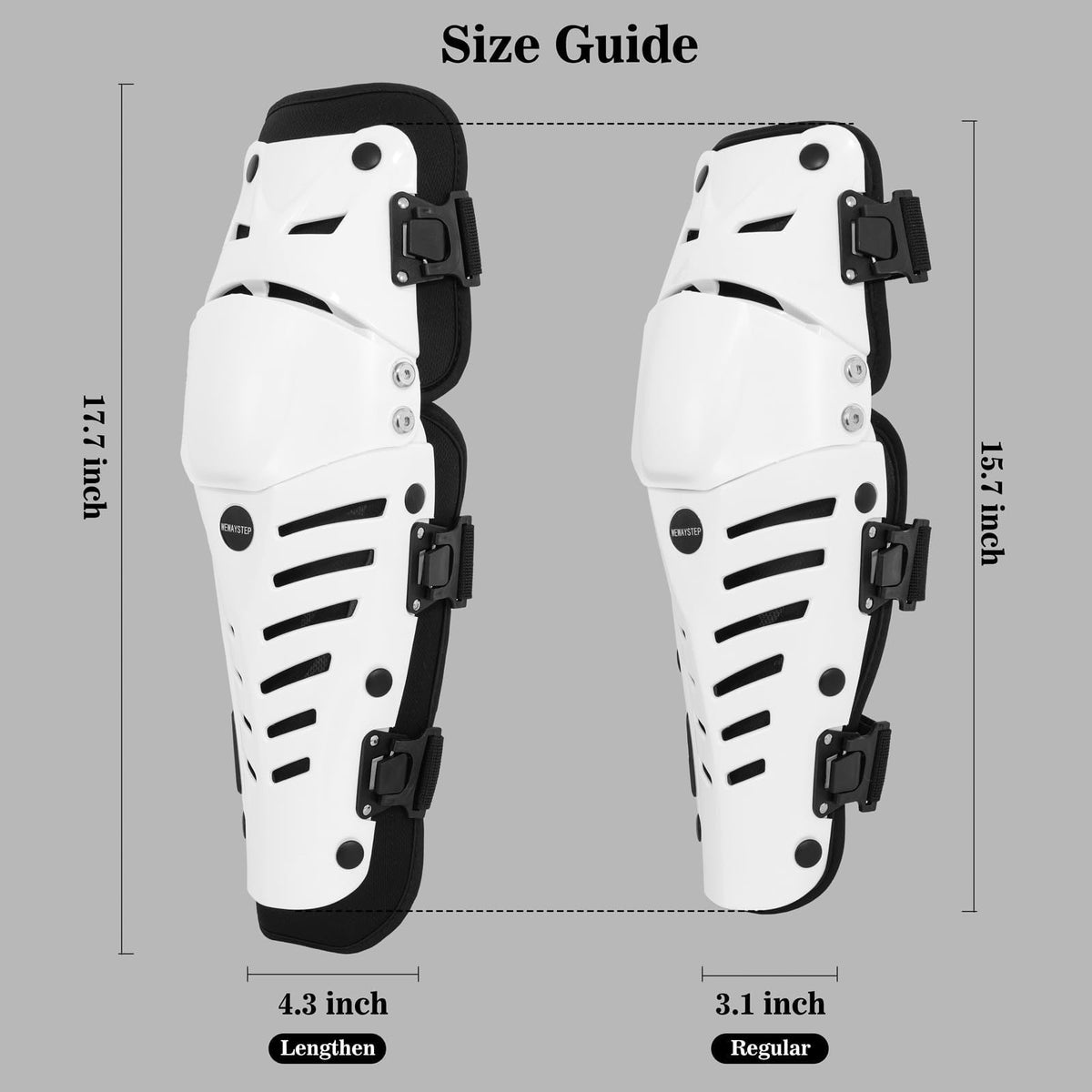 Adjustable Motorcycle Knee Shin Guards Protective Gear Men MTB Off-Road
