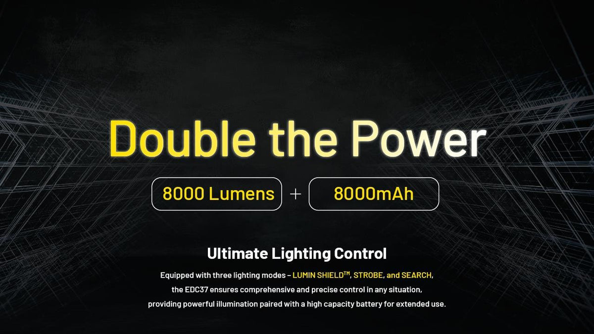 Rechargeable LED Tactical Flashlight 8000 Lumens Compact Outdoor Light