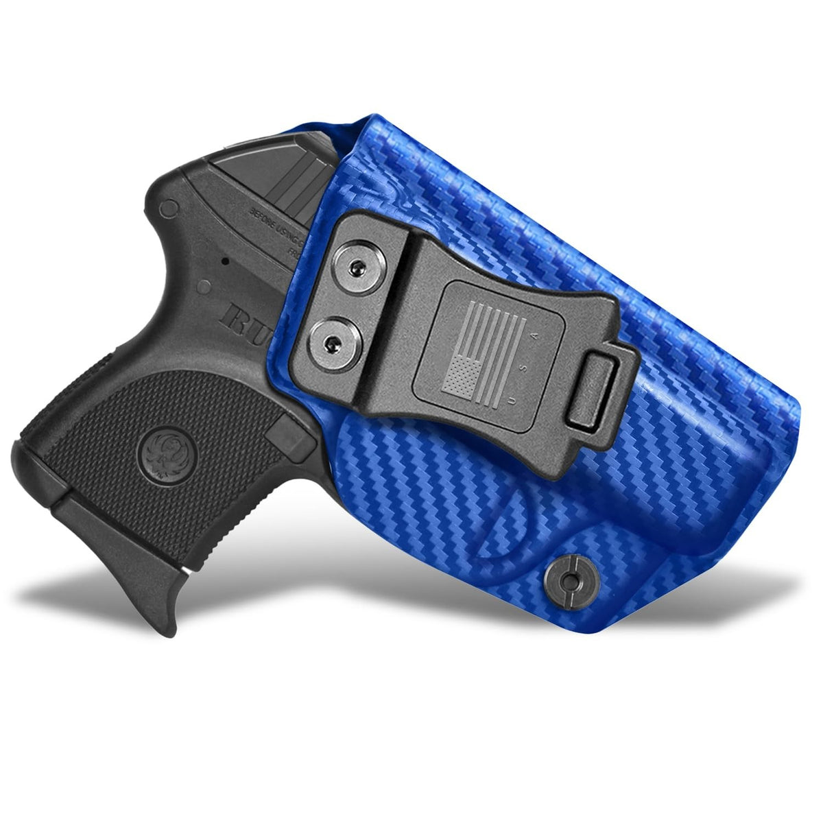 IWB Kydex Holster for Ruger LCP 380 Auto - Custom Fit, Adjustable Retention & Cant