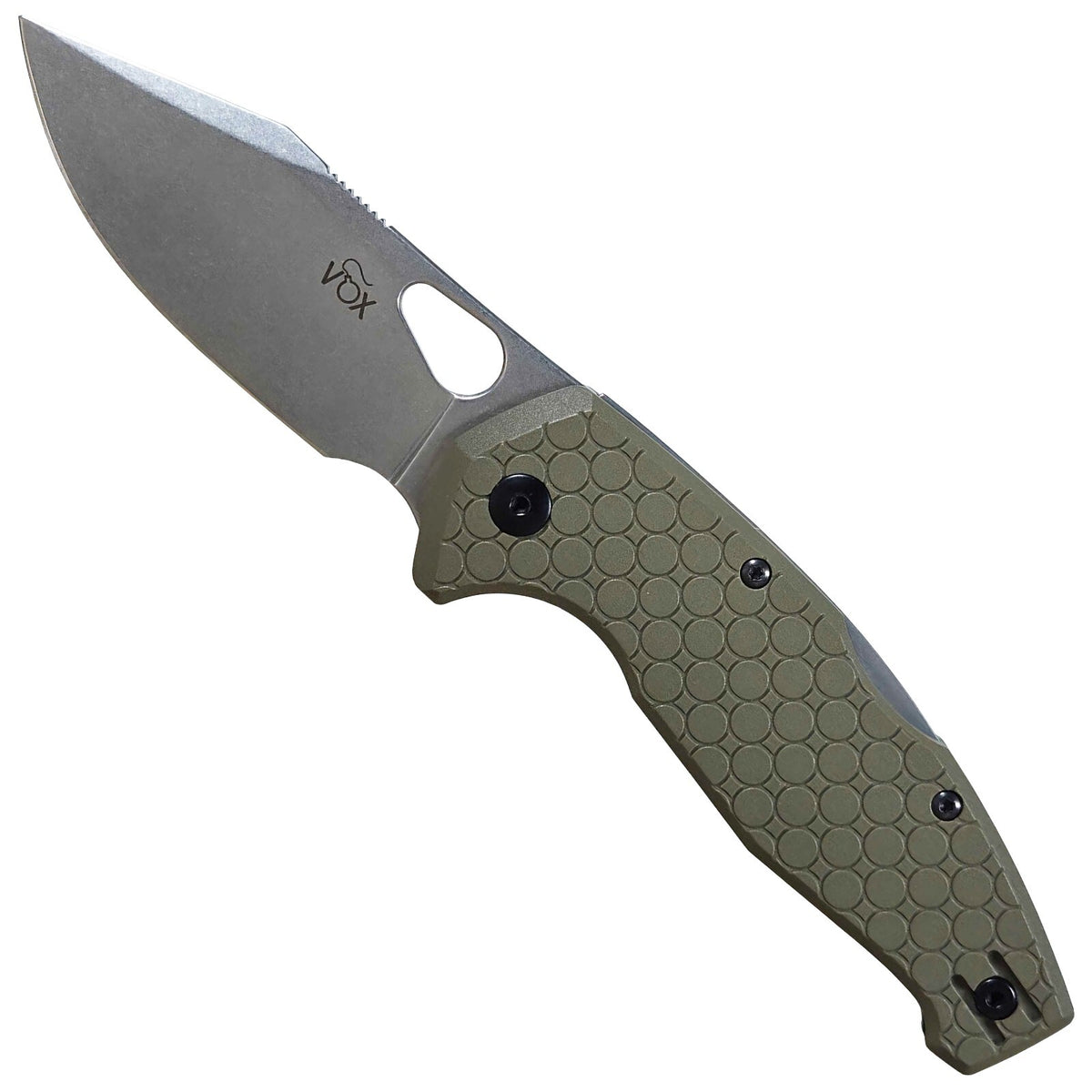 Jesper Voxnaes Folding Knife 3.25 Inch Stainless Steel Blade Pocket Clip