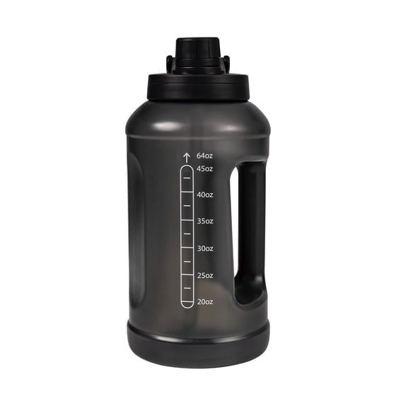 Reusable 64 oz Water Bottle with Straw and Chug Lid - Pack of 2