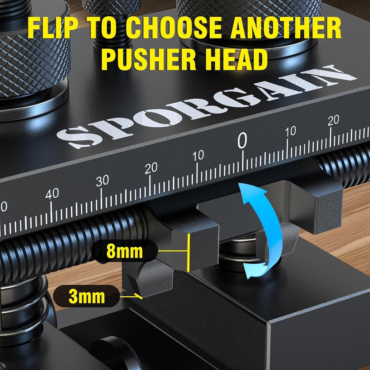 Heavy Duty Pistol Sight Pusher Tool for Rear Sight Removal - Compatible with