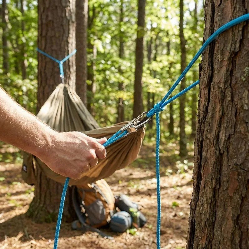 Retractable Rope Tie Down Hooks with Cam Buckle for Cargo & Camping